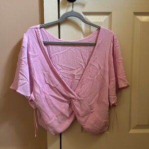 Abercrombie cropped blouse